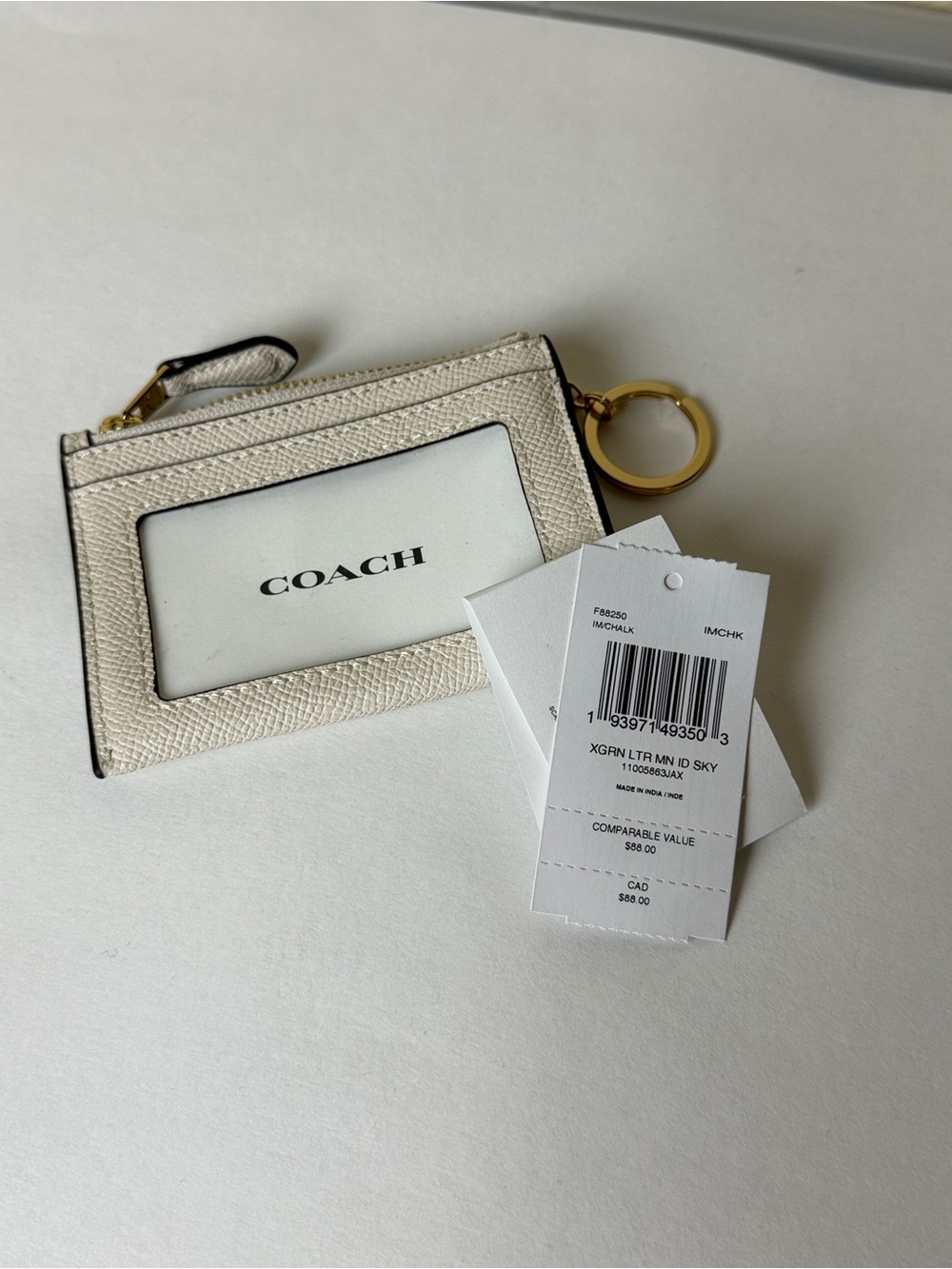 Coach Mini Skinny Id Case NWT